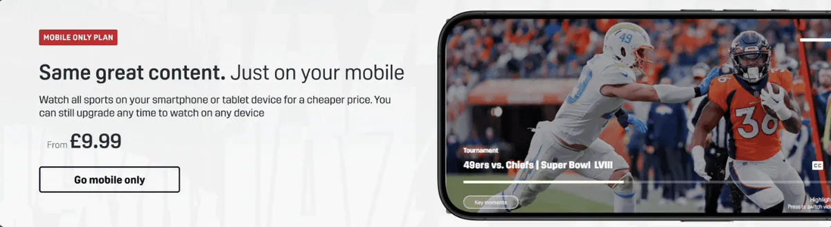 NFL on DAZN: Experimentation